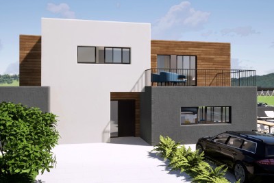 Nova moderna dvojna kuća s bazenom u okolici Poreča 2
