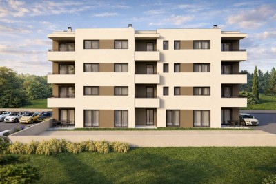 Poreč - okolica, novi stan od 65 m2, 1. kat, 2 parkinga, zgrada ima LIFT 1