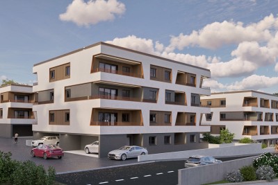 Istra, Poreč, novi stan površine 64 m2 u modernoj novogradnji, 1. kat 1