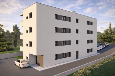 Istra, Poreč - okolica, novi stan površine 76 m2 s vrtom, 2 parkinga, BAZEN 2