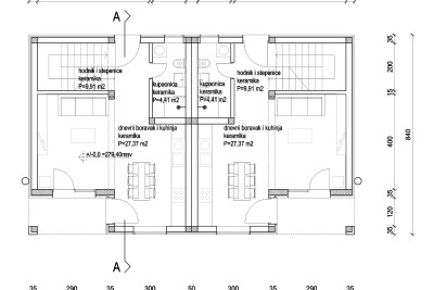 Poreč – Umgebung, neue Doppelhaushälfte von 87 m2 – im Bau 4