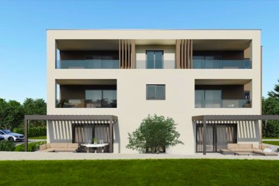 Poreč-Parenzo, appartamento in costruzione di 84 m2 + terrazza 15 m2, giardino privato, 800 m dal mare / 1 km dal centro 3