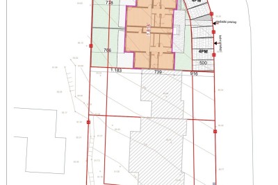 Poreč - okolica, stan u izgradnji od 79 m2 s vrtom površine 181 m2, 2 parkinga 3