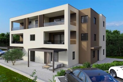 Poreč-Parenzo, appartamento in costruzione di 84 m2 + terrazza 15 m2, giardino privato, 800 m dal mare / 1 km dal centro 4