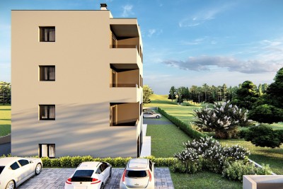 Poreč-Parenzo - appartamento in costruzione di 76 m2 con giardino, due posti auto 2