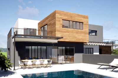 Nova moderna dvojna kuća s bazenom u okolici Poreča 1