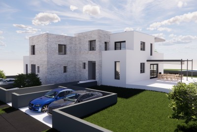 A modern semi-detached house with a swimming pool in the vicinity of Poreč 1