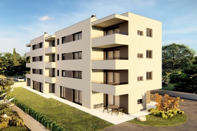 Poreč - apartment under construction of 62 m2, 1st floor, 2 parking spaces, ELEVATOR 2