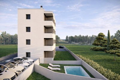 Istra, Poreč - okolica, novi stan od 65 m2, 1. kat, 2 parkinga, zgrada ima LIFT 5