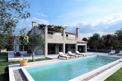 Casa indipendente di 240 m2 con piscina e garage vicino a Parenzo - in costruzione 1